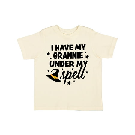 

Inktastic I Have My Grannie Under My Spell with Cute Witch Hat Gift Toddler Boy or Toddler Girl T-Shirt