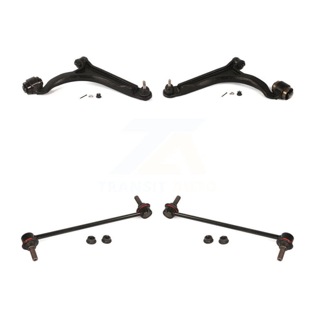 TOR Front Suspension Control Arm and Ball Joint Assembly Stabilizer Bar Link Kit for Car 2004-2008 Chrysler Pacifica - Left Right Side (Driver Passenger) KTR-100144