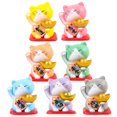 thumbnail image 1 of Miniature Cat Figurines 7Pcs Assorted Color Resin Cat Figurine Decor, 1 of 4