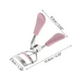 thumbnail image 2 of Unique Bargains 1 Pcs Women Durable Eyelash Curler for Beauty Parlor Business Travel Carbon Steel PS Pink, 2 of 4
