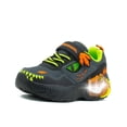 thumbnail image 4 of Tenis Bubble Gummers Tiranosaurio para Niño con luces Velcro color cafe 21, 4 of 7