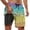 Yellow, variant on MuXiKeJi Clothes Big and Tall Men's 10'' Swim Trunks with Compression Liner Quick Dry Bathing Suit Summer Beach Shorts, 2XL-9XL