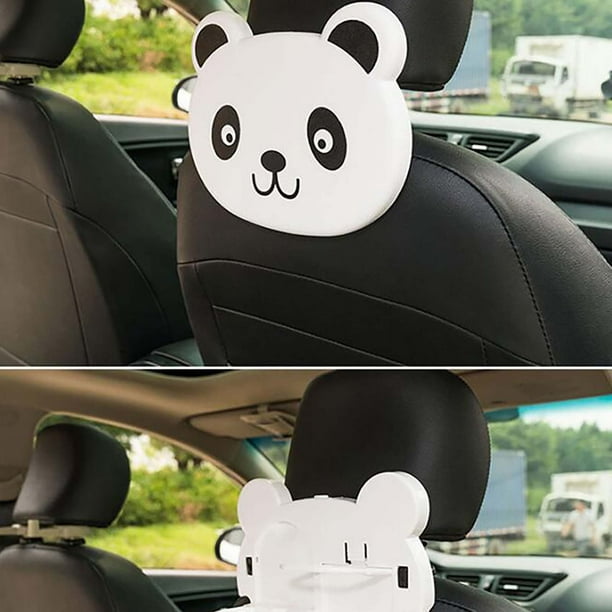 Xihbxyly Portavasos Plegable, Mesa Multifunción para Asiento de Coche, Diseño Compacto, Fácil Instalación, Uso Versátil, Práctico Portavasos, Accesorio Interior, Apto para Cualquier Vehículo, Materia