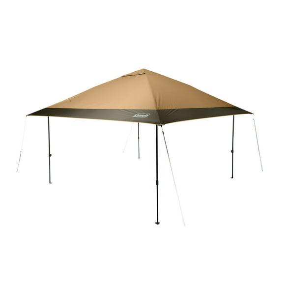 Coleman Oasis 13' x 13' x 9.7' Brown Straight Leg Pop Up Outdoor Canopy Sun Shelter Tent