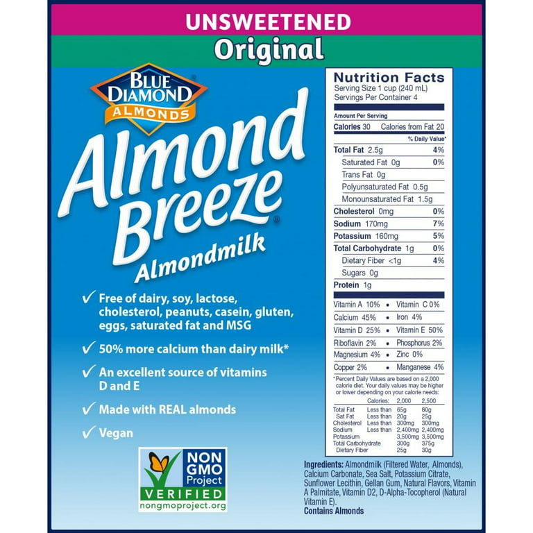 Almond Breeze Almondmilk Unsweetened