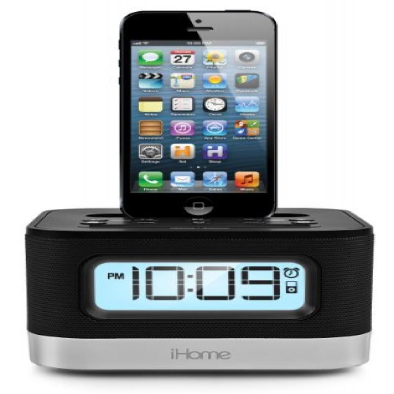 iphone charging dock clock