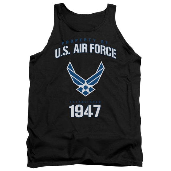 US Air Force Property Black Mens Tank Top-X-Large