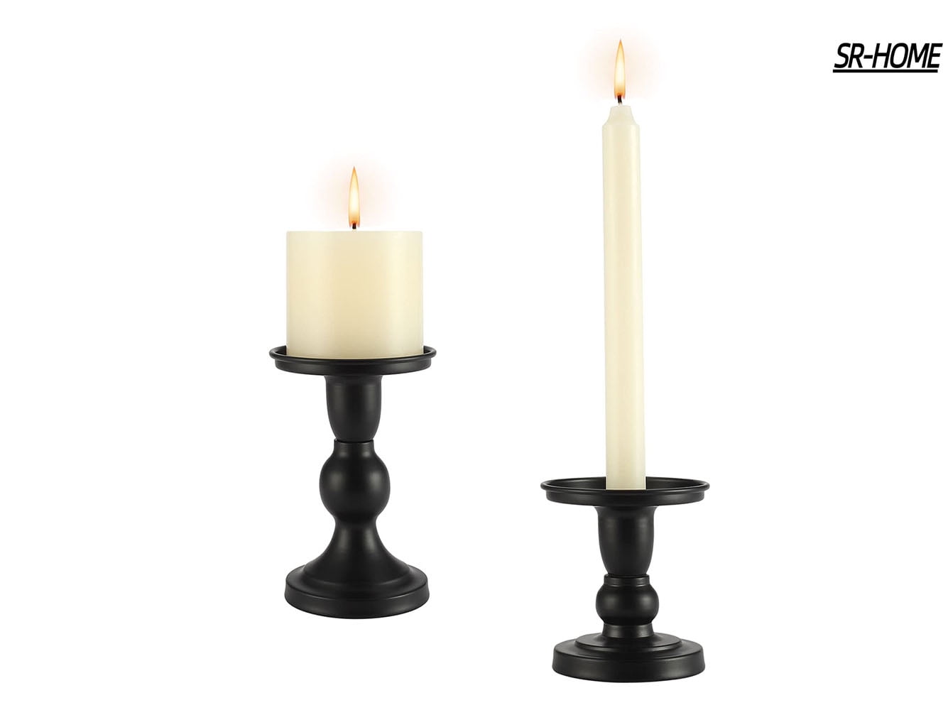 Metal Candle Holders for Taper/Pillar Candles,Home Decor Candlestick