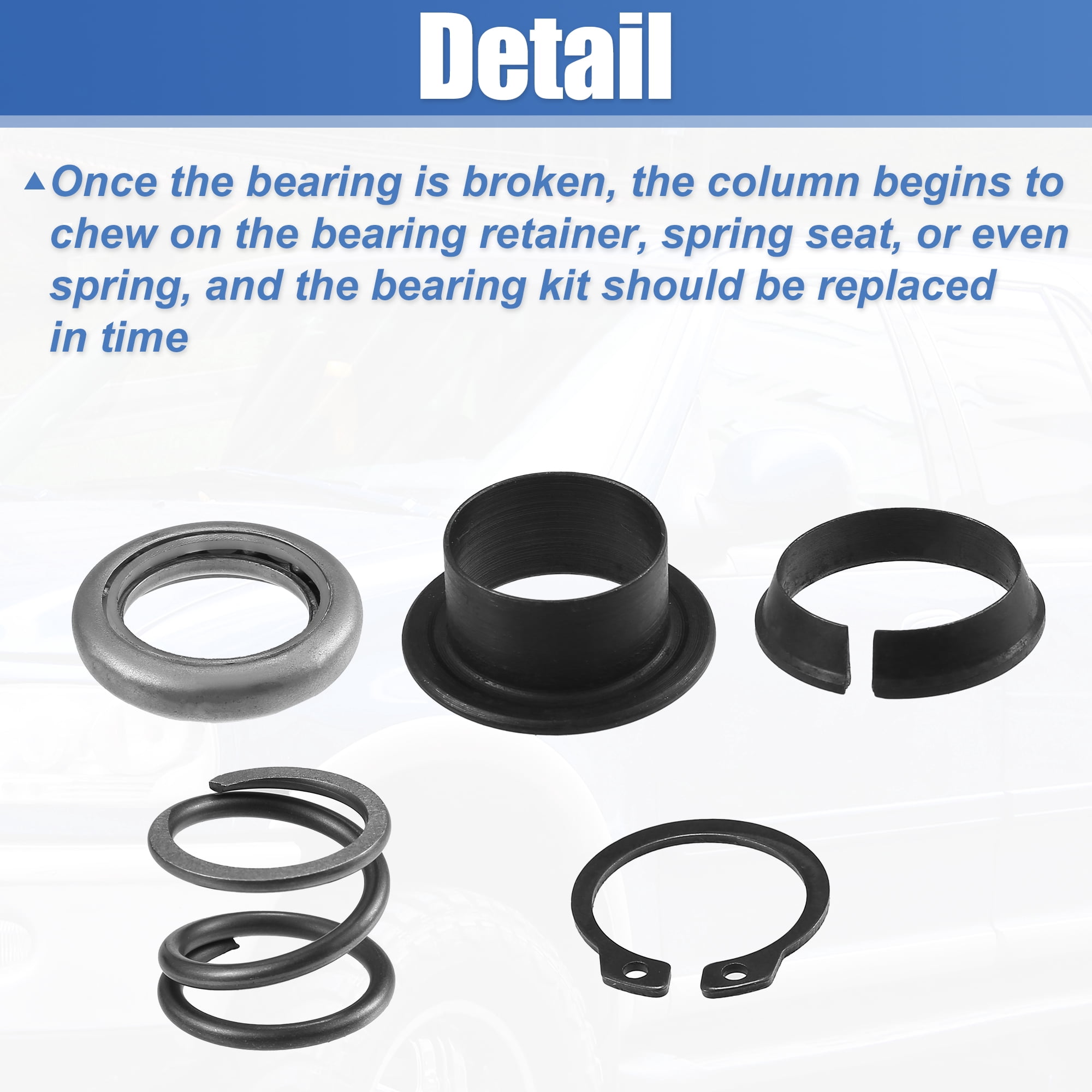 Unique Bargains Steering Column Upper Bearing Kit F4DZ-3517-A for Ford F-350 1992-1997