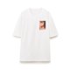 thumbnail image 2 of HH TRAF Mujeres Verano Nueva Moda Blanco Punto Pendiente Estampado Camisetas Mujer Casual Cuello Redondo Ligeramente Elástico Blusa De Manga Corta, 2 of 4