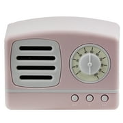Vivitar Retro Radio Wireless Speaker Bluetooth in Pink