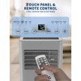 thumbnail image 3 of 10000 BTU Portable Air Conditioner, Quiet 3-in-1 Cooling Unit for Rooms Up to 450 Sq.Ft, Includes Dehumidifier & Fan Modes, Remote Control, Sleep Mode – Perfect for Bedrooms & Apartments, 3 of 7