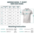 thumbnail image 5 of Merino.tech Men’s 100% Merino Wool T Shirt Soft 𝗕𝗿𝗲𝗮𝘁𝗵𝗮𝗯𝗹𝗲 Lightweight Base Layer Includes Hiking Socks, 5 of 11