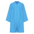 thumbnail image 3 of LiiYii Robe de Collation des Grades pour Enfants avec Pompon Uniforme Scolaire Bleu 21, 3 of 7
