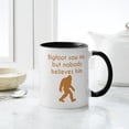 thumbnail image 4 of CafePress - Bigfoot Saw Me Mugs - 11 oz Ceramic Mug - Novelty Coffee Tea Cup, 4 of 4