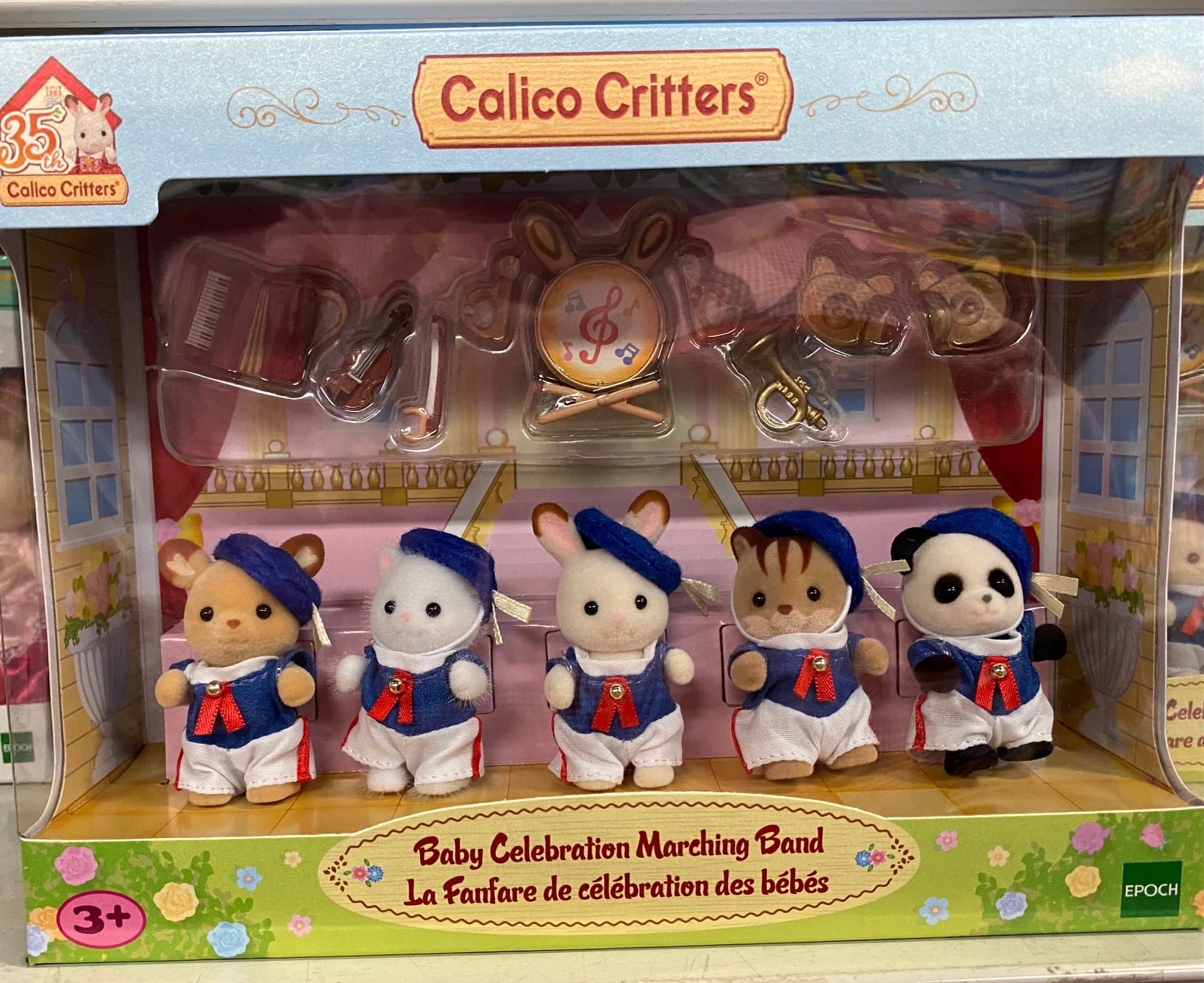 Calico Critters Baby Celebration Marching Band Kids Play CF5505 for sale online