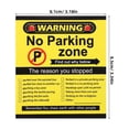 thumbnail image 4 of 100pcs Funny Parking Violation Cards for Cars Humorous Warning Notes for Bad Parking Multi Reason Violation Cards Small Warning Signs for Road Safety, 4 of 8