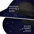 thumbnail image 4 of YSTINNG Chapeau de Soleil pour Hommes et Femmes avec Rabat de Cou, Protection UV 50+ pour Randonnée et Pêche, Chapeau de Soleil à Grand Bord pour Femmes et Hommes C311-5124, 4 of 6