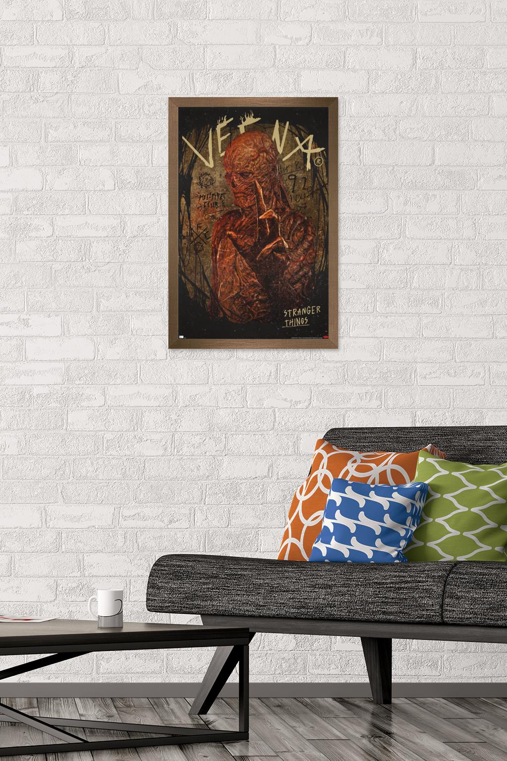Netflix Stranger Things: Season 4 - Vecna Wall Poster, 14.725" x 22.375" Framed