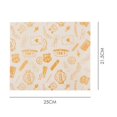 thumbnail image 3 of 50 hojas de papel encerado para envolver alimentos, papel impermeable y resistente a la grasa, papel encerado reutilizable y ecológico para pan, sándwiches y hamburguesas (rayas), 3 of 4