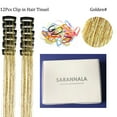 thumbnail image 7 of Silver Clip in Hair Tinsel Extensions Pack of 12 Pcs 24 Inch Glitter Heat Resistant Party Dazzle Fairy Hair Accessories Strands Kit(Silver, 24Inch 12Pcs), 7 of 7