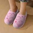 thumbnail image 7 of Kids Slippers Hello Kitty House Slippers Warm Soft Plush Slipper Anti-Slip Winter Fluffy House Shoes for Boys Girls, 7 of 7