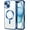 Blue, variant on Designed For iPhone 15 Plus Silicone Chrome Magnetic Case [Yellow Resistant] Soft Back Cover, Clear Magnetic Case Compatible with Magsafe Shockproof Protective Phone Case for 15 6.7 Inch, Rose Gold