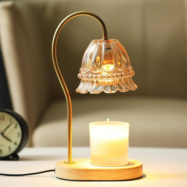 SMART CANDLE & ランタン　セット ZXNYH Candle Warmer Lamp with 4 Bulbs,Electric Candle Warmer with