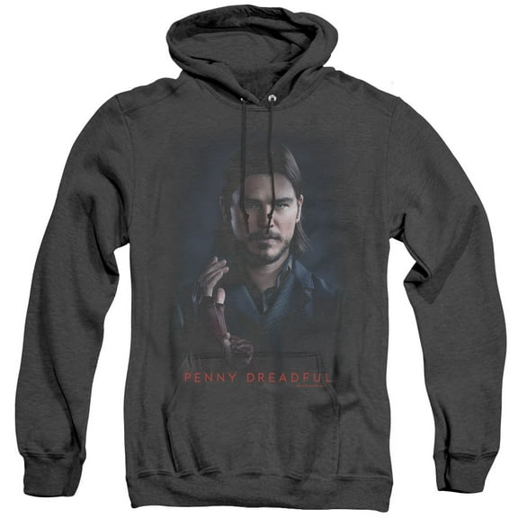 Penny Dreadful Ethan Adult Heather Hoodie Sweatshirt Black