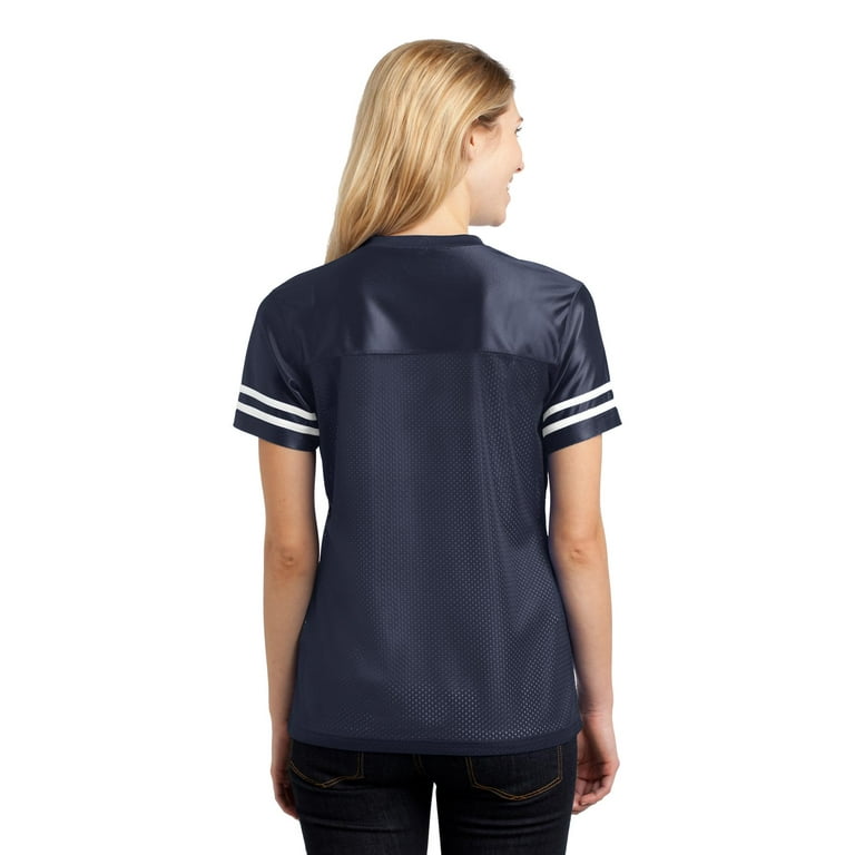 SPORT-TEK Women's PosiCharge Replica Jersey - Breathable Athletic Mesh V-Neck Shirt