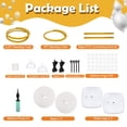 thumbnail image 3 of Kit con forma de arco de globos AerWo de 2,85 m y 1,8 m con soporte para bodas, 3 of 6