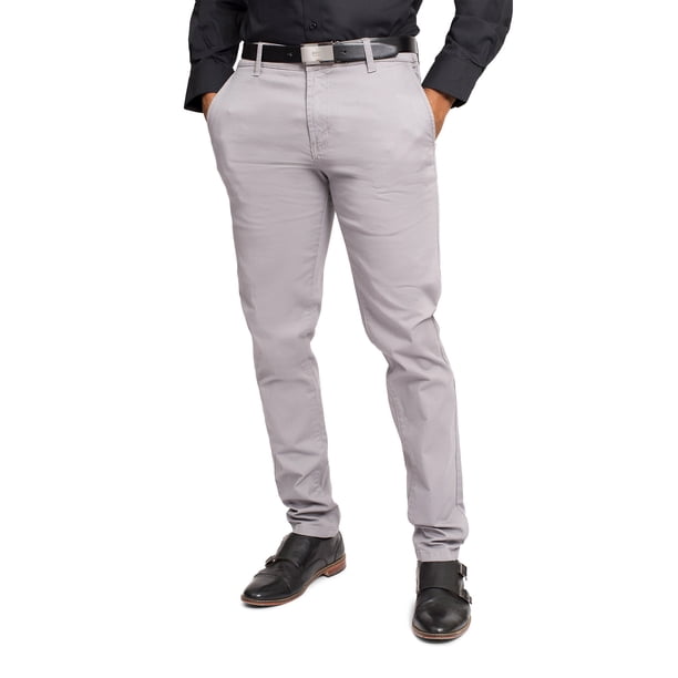 Victorious Men's Casual Slim Fit Stretch Chino Pants