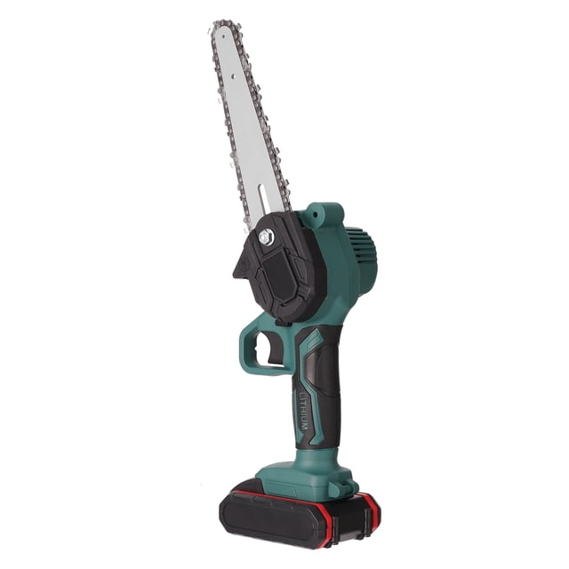 Motosierra Mano Mini Motosierra Eléctrica Inalámbrica 6 Pulgadas (21 V + 2 Baterías)