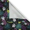 thumbnail image 4 of Ambesonne Nature Valance Pack of 2, Tropical Pastel Monstera, 54"X12", Lime Green and Purple, 4 of 5