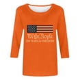 thumbnail image 4 of MEICHEN 250 Anniversary USA Shirt Womens 250th 3/4 Sleeve Flag Graphic American Patriotic Wear Birthday T Shirt, 4 of 4