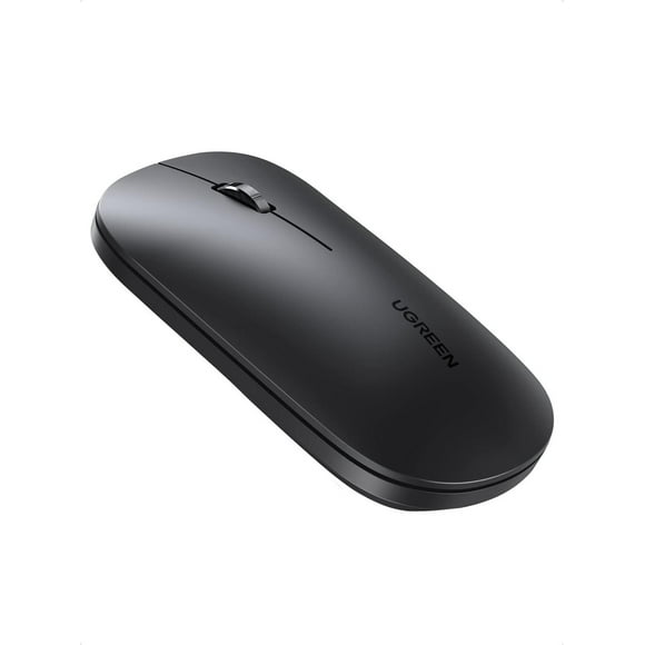 Ratón Inalámbrico UGREEN Negro con Bluetooth y USB 2.4G Silencioso 4000 dpi para MacBook iPad Window