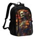 thumbnail image 1 of Easygdp Vintage Floral Skull Mochila para Laptop de Viaje con Puerto USB, Mochila para Laptop con Puerto de Carga USB para Mujeres y Hombres, 1 of 7