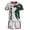 Z11-White, variant on Kids Boys Girls Soccer Outfits Mexico Short Sleeve Unisex Shirts Outfits for Little Kids Athlete 2-14 Years Casual Football Fans Outfit