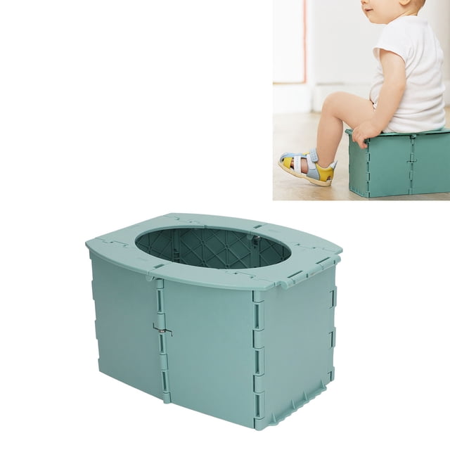 Plegable Potty Potty Potty Portable Baby Baby Para Acampar De Viajes Y Conducción De Larga Distancia Con Material De PP Ligero Fácil De Limpiar Y Transportar