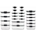 thumbnail image 2 of Brilliance BPA Free 44-Piece Food Storage Containers Set Airtight Leak-Proof with Lids for Meal Prep Lunch and Leftovers, 2 of 8