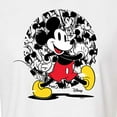 thumbnail image 3 of Disney - Mickey & Friends - All the Faces of Mickey - Juniors Cropped Cotton Blend T-Shirt, 3 of 5