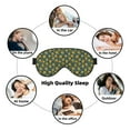 thumbnail image 6 of Uemuo Yellow Floral Pattern Sleep Eye Mask - Light Blocking Sleep Mask Blocking Out Light Perfectly, Soft and Comfortable Night Eye Mask, Eye Blinder, 6 of 7