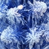 thumbnail image 4 of 6.5 ft Pre-lit Flocked Fashion Blue Pencil Tree 356 Tips 200 UL Clear Incandescent Lights, 4 of 4