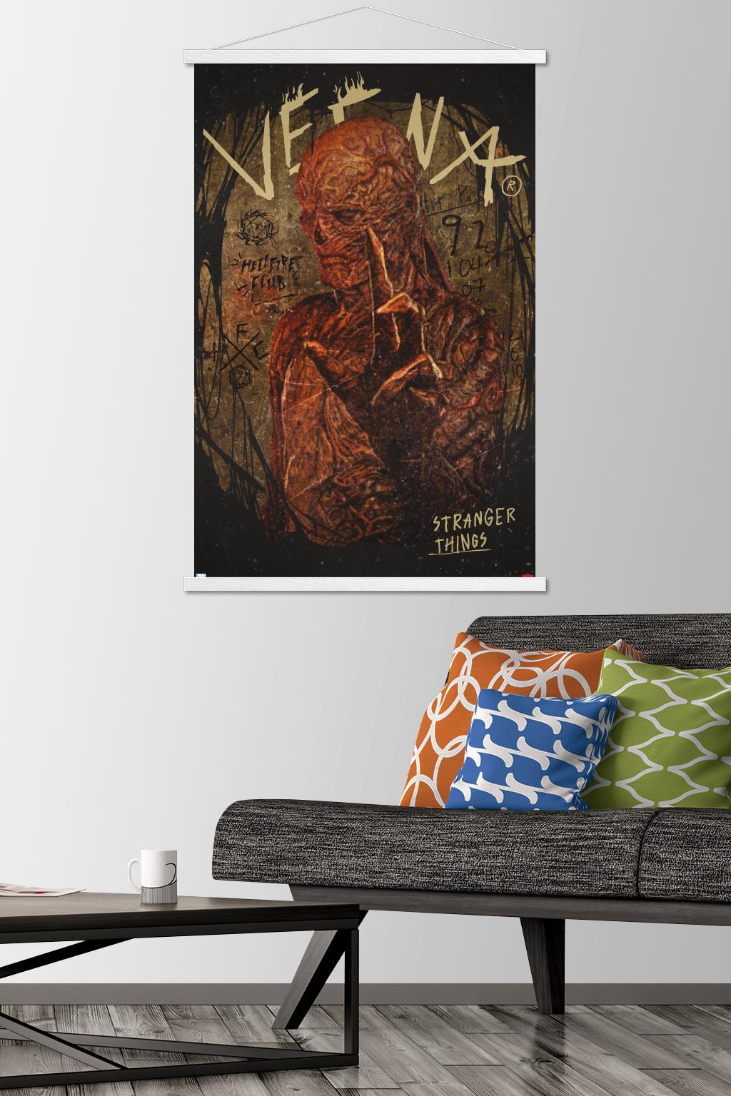 Netflix Stranger Things: Season 4 - Vecna Wall Poster with Magnetic Frame, 22.375" x 34"