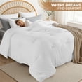 thumbnail image 2 of Utopia Bedding Comforters Queen Size, All Season Duvet Insert, Down Alternative Queen Comforter with Corner Tabs, Machine Washable Bed Comforter 88 x 88 Inches (White), 2 of 8