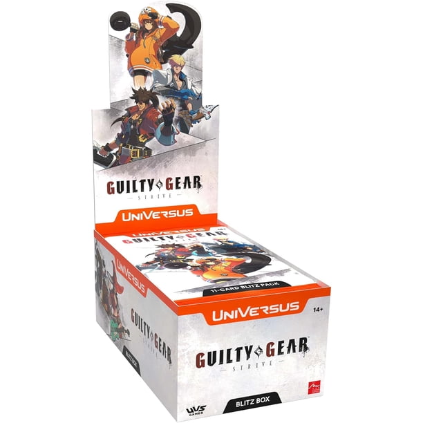 UniVersus: Guilty Gear - Strive - Blitz Box - 12 Blitz Packs (11 Cards Ea), Battle Deck-Building Trading Card Game, Randomly Assorted, TCG Collectible