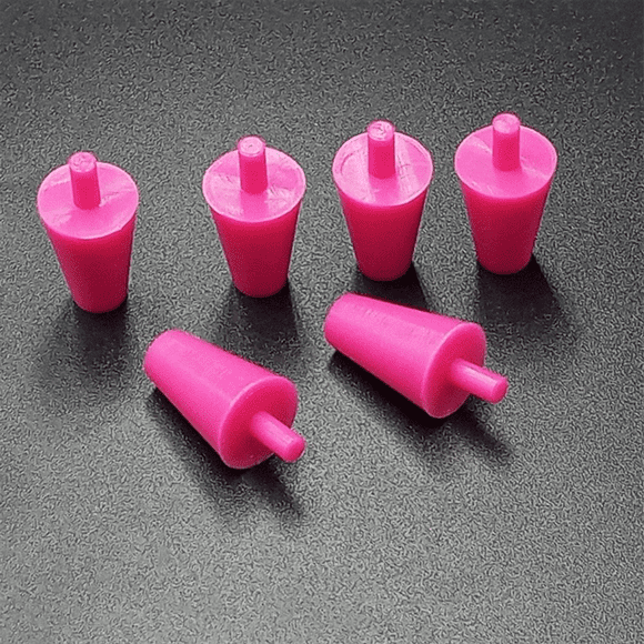100Pcs Silicone Rubber Tapered Plug Assortment Kits for Masking Off Holes During Powder Coating, Painting, Hydro Dipping