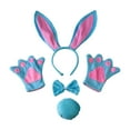 thumbnail image 1 of 4x Bunny Costume Set Rabbit Ear Headband Headwear Adorable Halloween Cosplay Adult, 1 of 9