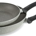 Ballarini 1889 Asti Aluminum Nonstick Cookware Set, 10Piece, Granite