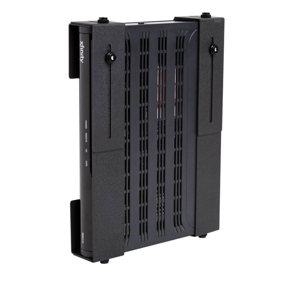 HIDEit Mounts Support Mural Uni-M - Breveté en 2015, Entreprise Américaine - Support Réglable en Acier pour Appareils Moyens - Support Mural pour Boîtier de Câble, Console, Lecteur DVD